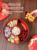Axyaa Fruit Box Candy Melon Seed Plate Snack Storage Divider