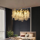 Axyaa Luxe Crystal Ceiling Chandelier for Living Room - Large LED Lighting
