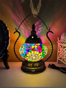 Axyaa Turkish Mosaic Table Lamp Handcrafted Night Light
