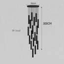 Axyaa Modern LED Pendant Staircase Chandeliers for Living Room