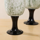 Axyaa Glass Vase with Dot Texture - Senior Art Bottle for Home Decoration
