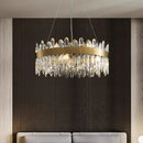 Axyaa Crystal Living Room Chandelier, Bedroom Pendant Lamp, Luxury Ceiling Light