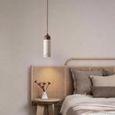 Axyaa Yellow Travertine Chandelier LED Lighting, Wabi-sabi Style Pendant Lights