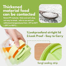 Axyaa Breakfast Oatmeal Cereal Cup Portable Yogurt Salad Spoon Container