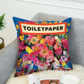 Axyaa Toiletpaper Body Pillow Cover 40x40 Decorative Cushion Case for Bed and Sofa