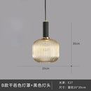 Axyaa Retro LED Glass Pendant Lamp for Home Decor Lighting