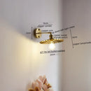 Axyaa Copper LED Wall Light: Modern Nordic Lamp for Dining, Bathroom, Bedroom