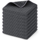 Axyaa Microfiber Waffle Kitchen Towels - Ultra Absorbent Cleaning Rags
