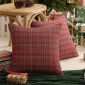 Axyaa Red Christmas Decor Cushion 45x45 - Nordic Style Sofa Pillow Cover