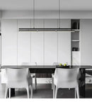 Axyaa LED Bar Chandelier for Modern Minimalist Dining Room Lighting