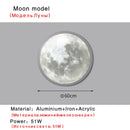 Axyaa Nordic Moon Wall Lamp for Home Décor & Kids' Bedroom - Modern Lighting Fixtures