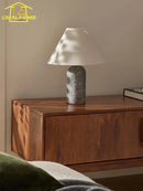 Axyaa Marble Art LED Table Lamp - Modern Luxury Decor for Home, Bedroom, Living Room