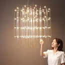 Axyaa Firefly Pendant: Modern Circular Design for Living, Dining, or Bedroom