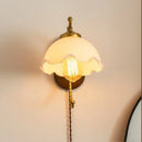 Axyaa Modern Iron Glass LED Wall Lights for Home Decor, 4w Bedside Lamp