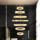 Axyaa LED Pendant Lights for Staircase Chandeliers in Modern Home Decor