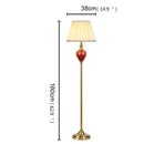 Axyaa Modern LED Dimmer Floor Lamps | Ceramic Decorative Design for Living Room