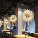 Axyaa Crystal Dandelion Pendant Light - Luxury Nordic Design for Home Decor