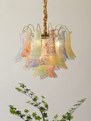Axyaa Vintage Crystal Chandelier for Living Room Bedroom Dining Room