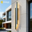 Axyaa LED Outdoor Wall Light Waterproof Strip Shape Porch Lamp Black&White