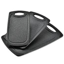 Axyaa Double-Sided Square Chopping Board Set - Non-Slip & Easy-Clean Kitchen Tools