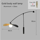 Axyaa Nordic Pendant Lamp in Black and Gold for Kitchen and Dining Room