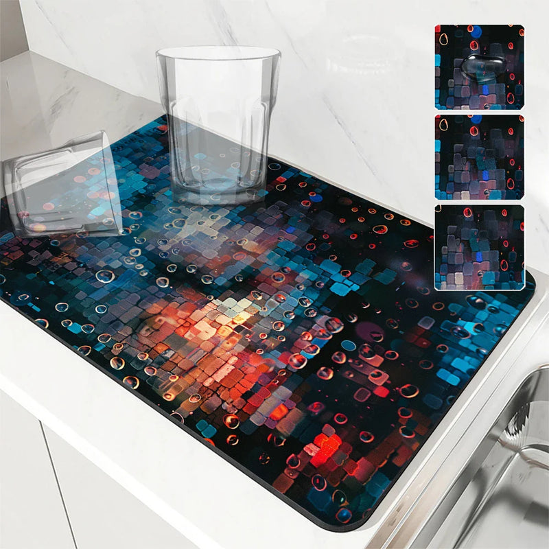 Axyaa Soft Diatom Mud Kitchen Absorbent Mat