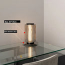 Nordic Style Axyaa Art Glass Floor Lamp with LED Strip for Living Room