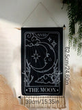 Sun & Moon Bohemian Tapestry with Fringe by Axyaa - Home Decor Art & Gifts