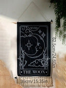 Sun & Moon Bohemian Tapestry with Fringe by Axyaa - Home Decor Art & Gifts