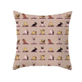 Axyaa Yoga Panda & Avocado Cartoon Animal Throw Pillow Bundle