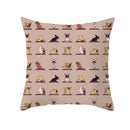 Axyaa Yoga Panda & Avocado Cartoon Animal Throw Pillow Bundle