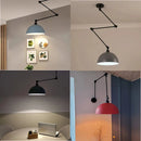 Axyaa Modern Rotatable Pendant Light - Multicolor Metal Folding Ceiling Lamp for Dining & Study