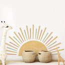 Axyaa Boho Sun Kids Wall Stickers - Nursery Decor for Children's Bedroom