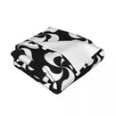 Axyaa Lauburu Euskadi Baby Blanket - Flannel Fabric, Winter Sofa Throw