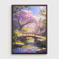 Axyaa Cherry Blossom Tree Canvas Wall Art for Modern Home Decor