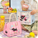Axyaa Kawaii Thermal Lunch Bag for Women, Girls, Kids - Cute Bento Tote Pouch