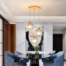 Axyaa Crystal Pendant Light for Kitchen Bedroom Living Room Chandelier