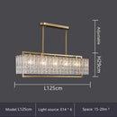 Axyaa Luxury Water Glass Chandelier: Modern LED Lighting Fixture for Home Decor