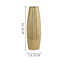 Luxury Gold Ceramic Vase by Axyaa - Elegant Porcelain Flower Vase for Home Decor