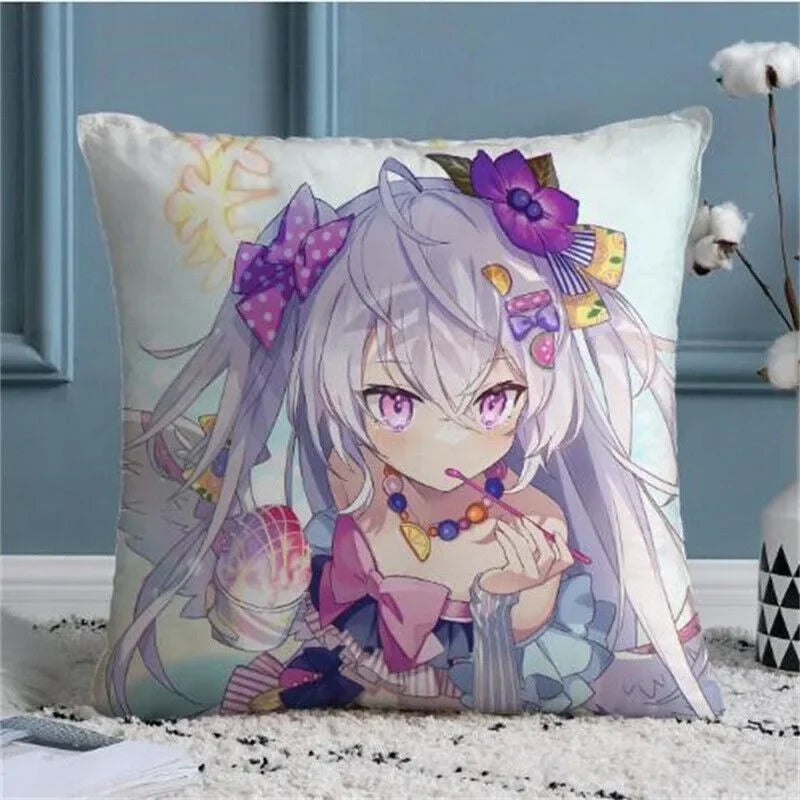 Axyaa Blue Archive Throw Cushion Cover - Sofa Decor Pillow Case