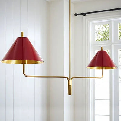 Axyaa Rustic Metal Pendant Chandelier for Dining Table