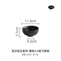 Axyaa Black & White Ceramic Tableware Set - Plates, Bowls, Japanese Luxury Dining Collection