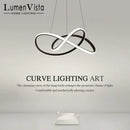 Axyaa LED Chandelier: Modern Dimmable Lighting for Home, Hotel, Living Room
