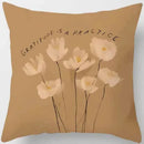 Axyaa Floral Landscape Home Decor Print Pillow Cover