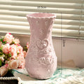 Axyaa Retro Rose Ceramic Vase Highend Home Decor Ornaments