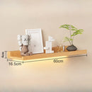Axyaa LED Wooden Wall Light Fixture Bookshelf Divider Shelf Sconces