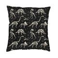 Axyaa Dinosaur Fossil Cushion Cover | Skeleton Throw Pillowcase for Sofa Car Home Decor