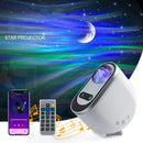 Axyaa Galaxy Wave Projector with Bluetooth Speaker & Sound-Activated Night Light