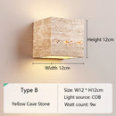 Axyaa Wabi Sabi Stone Wall Light for Home Decor