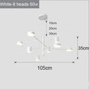Axyaa LED Minimalist Chandelier Kitchen Island Lamp Living Room Luxury Lighting